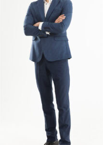 Men's jackets and trousers designed for a professional look