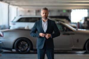 A man in a suit tailored to his body shows why a custom suit is worth it